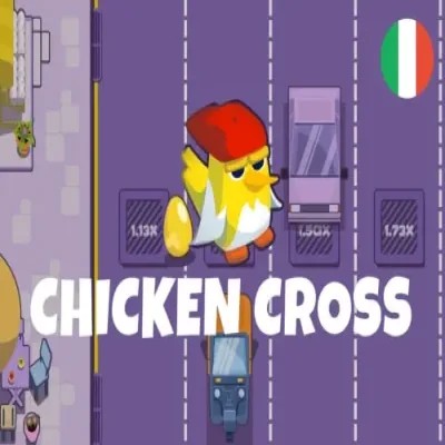 Chicken Cross game by Upgaming – logo hosted on Gambloria Casino