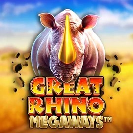 Great Rhino Megaways online game logo by Pragmatic Play on gambloriaa.it